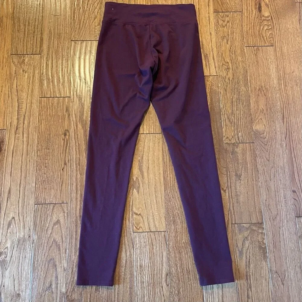 Aerie burgundy high rise leggings medium long - Picture 9 of 10